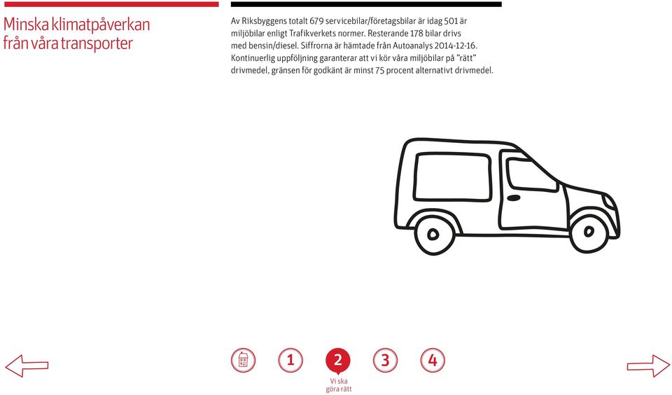 Resterande 178 bilar drivs med bensin/diesel. Siffrorna är hämtade från Autoanalys 2014-12-16.