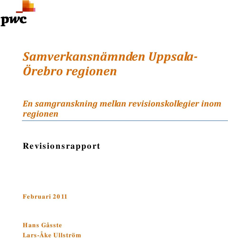 revisionskollegier inom regionen