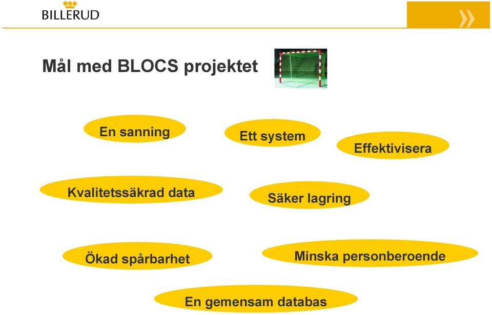 Kvalitetssäkrad data Säker lagring