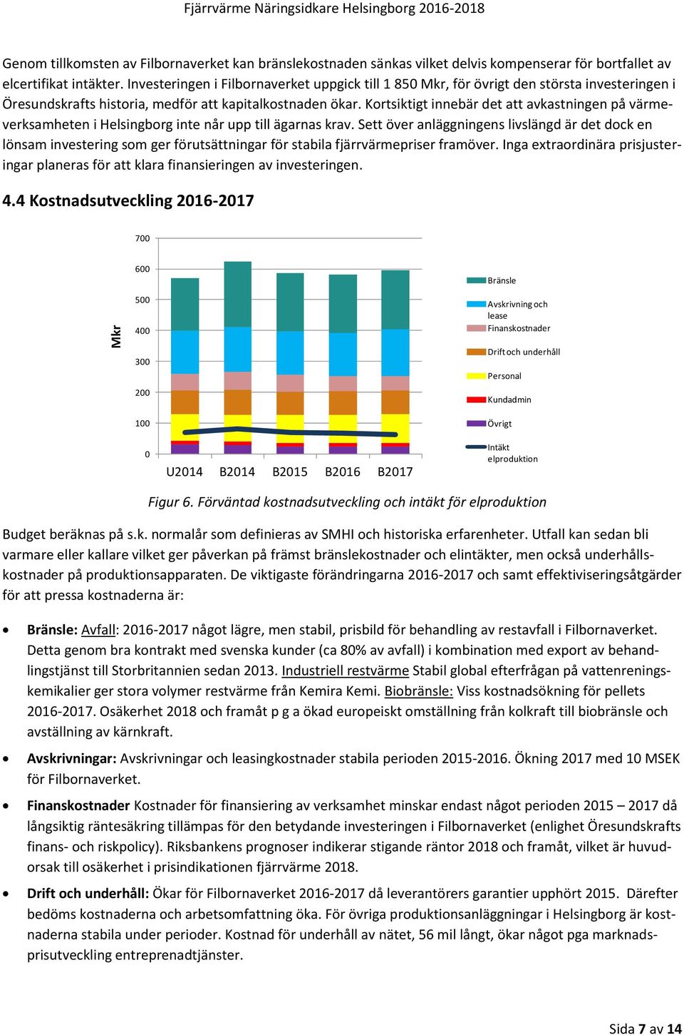 Kortsiktigt innebär det att avkastningen på värmeverksamheten i Helsingborg inte når upp till ägarnas krav.