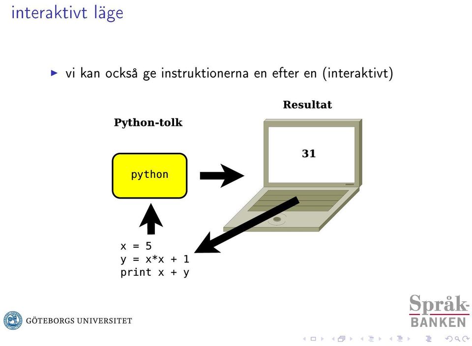 instruktionerna en