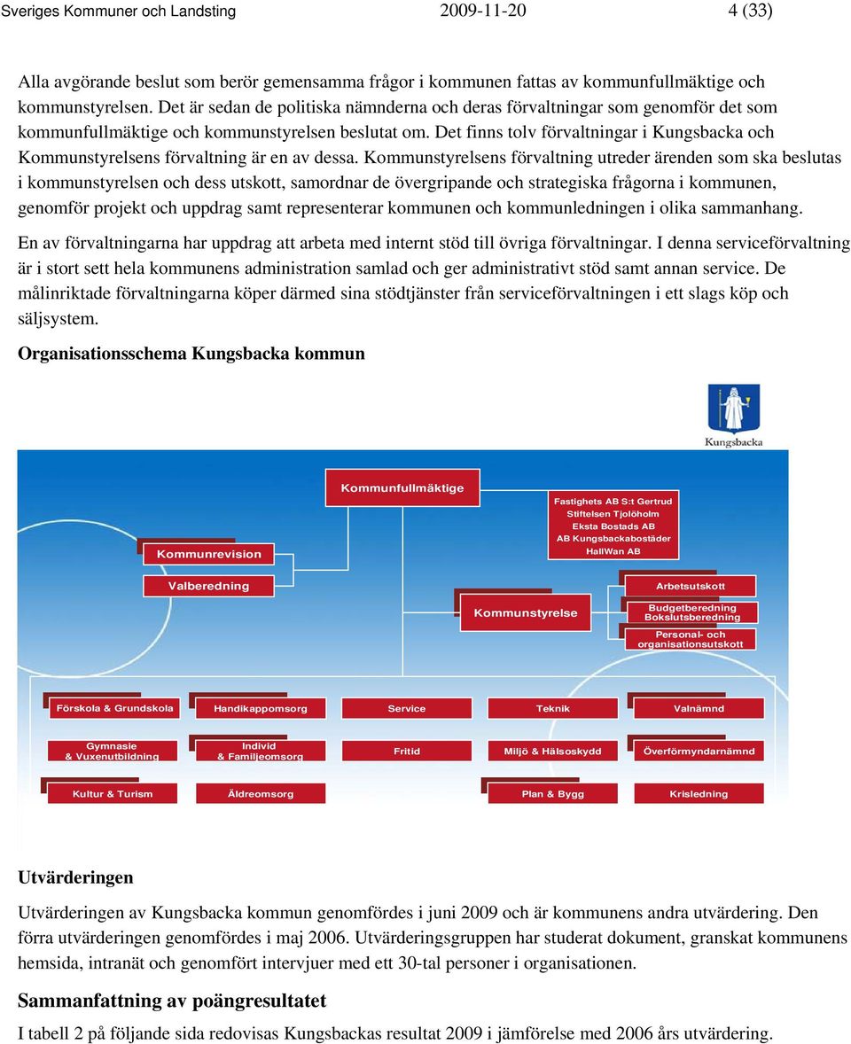 Det finns tolv förvaltningar i Kungsbacka och Kommunstyrelsens förvaltning är en av dessa.