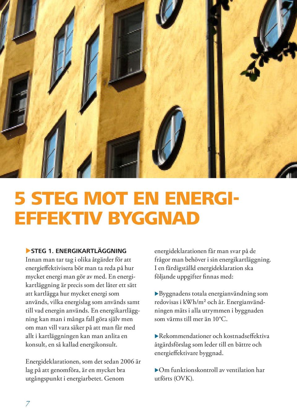 En energikartläggning kan man i många fall göra själv men om man vill vara säker på att man får med allt i kartläggningen kan man anlita en konsult, en så kallad energikonsult.