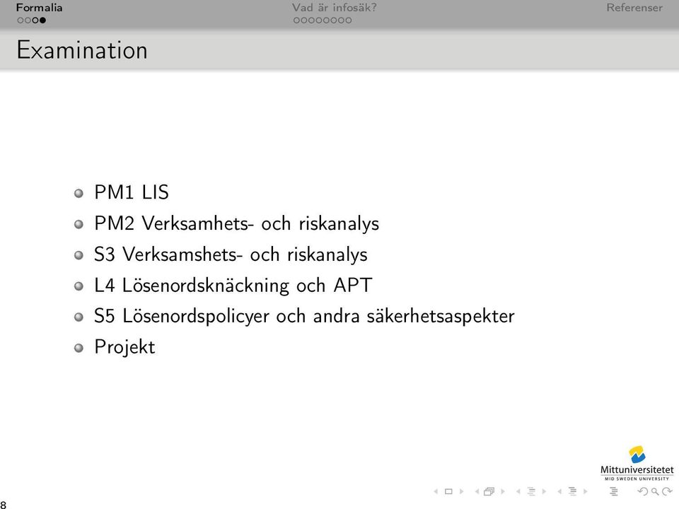 L4 Lösenordsknäckning och APT S5