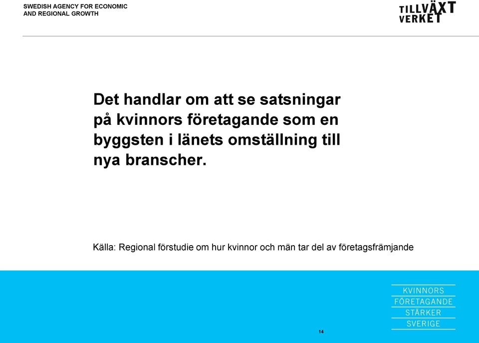 företagande som en byggsten