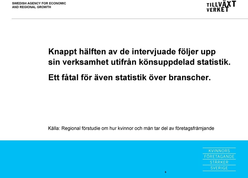könsuppdelad statistik.
