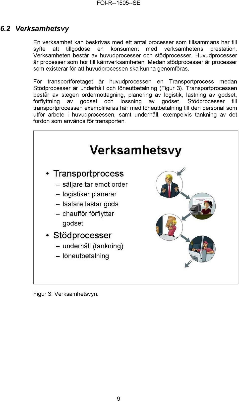 Medan stödprocesser är processer som existerar för att huvudprocessen ska kunna genomföras.