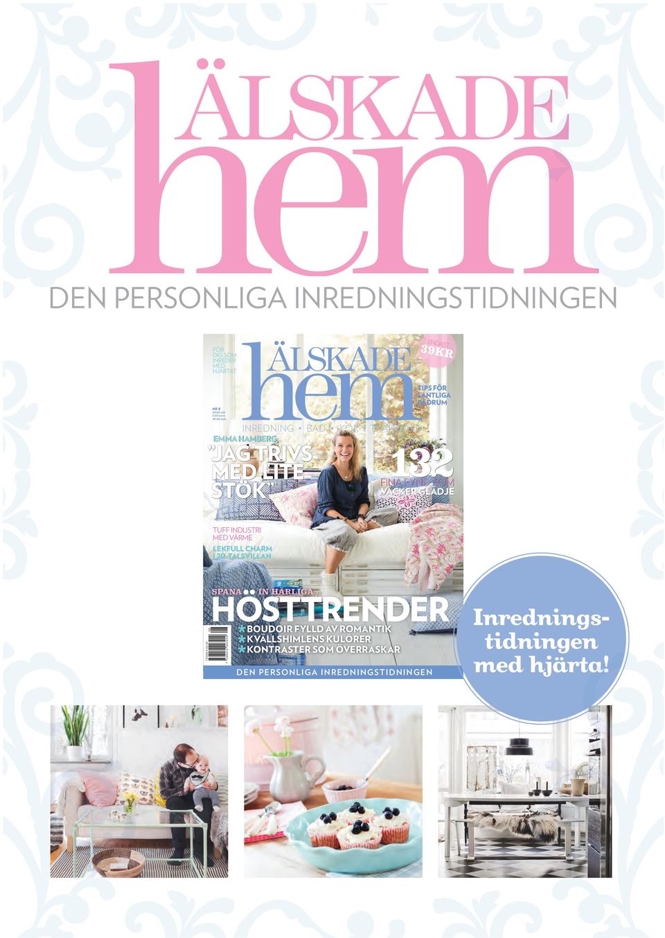 hösttrender industristil med värme lekfull charm i 20-talsvillan inredning BAd kök Trädgård emma hamberg: in härliga ** * boudoir fylld av RomaNtik kvällshimlens kulörer