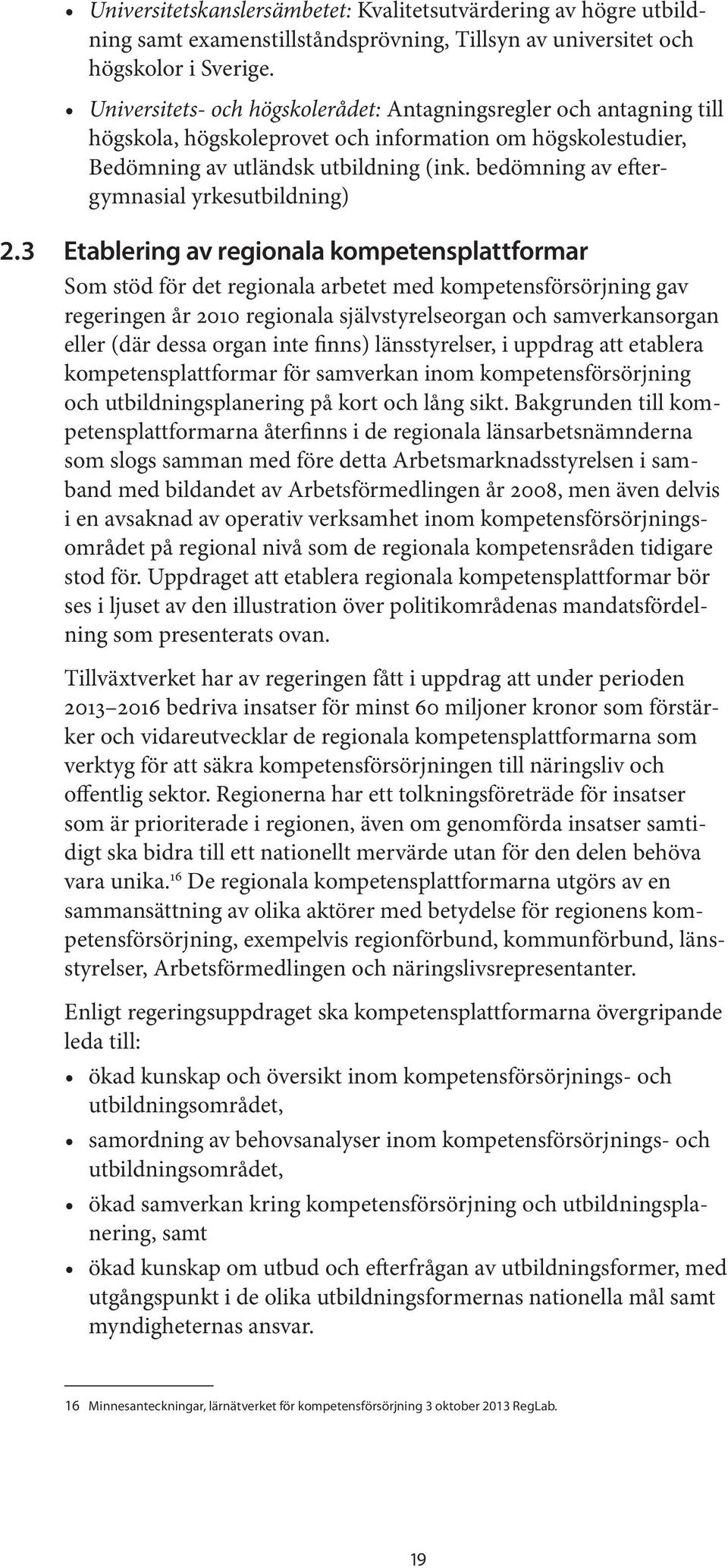 bedömning av eftergymnasial yrkesutbildning) 2.