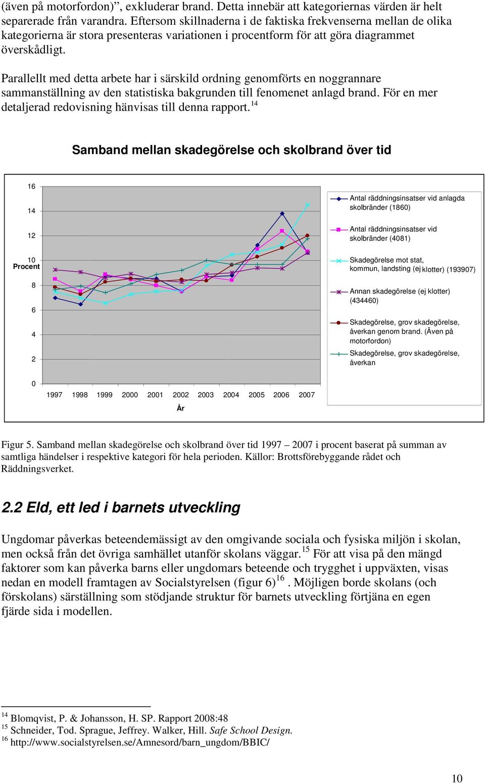 Parallellt med detta arbete har i särskild ordning genomförts en noggrannare sammanställning av den statistiska bakgrunden till fenomenet anlagd brand.