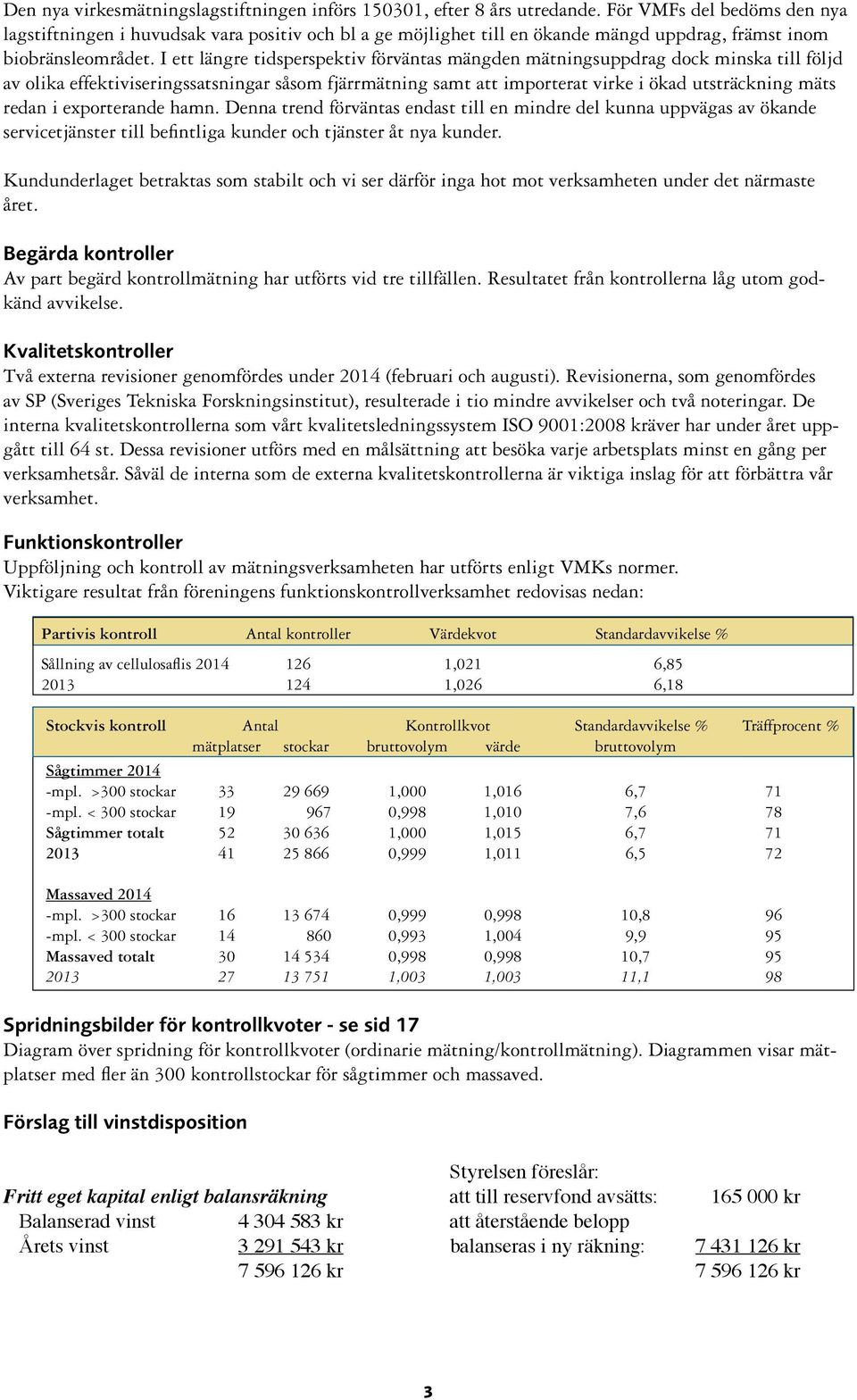 I ett längre tidsperspektiv förväntas mängden mätningsuppdrag dock minska till följd av olika effektiviseringssatsningar såsom fjärrmätning samt att importerat virke i ökad utsträckning mäts redan i