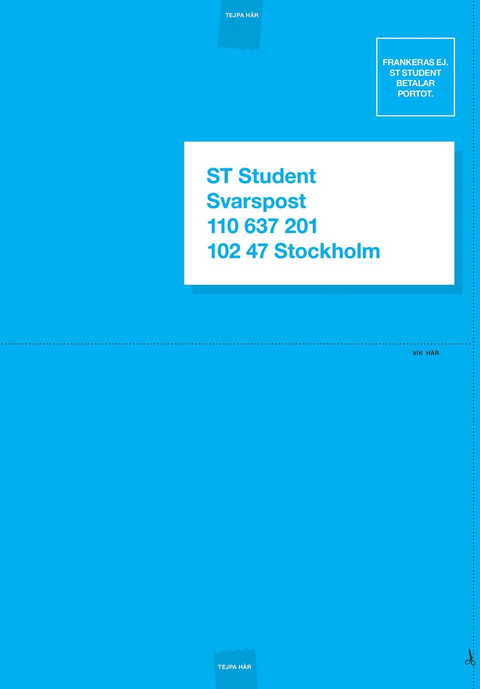 ST Student Svarspost 110 637