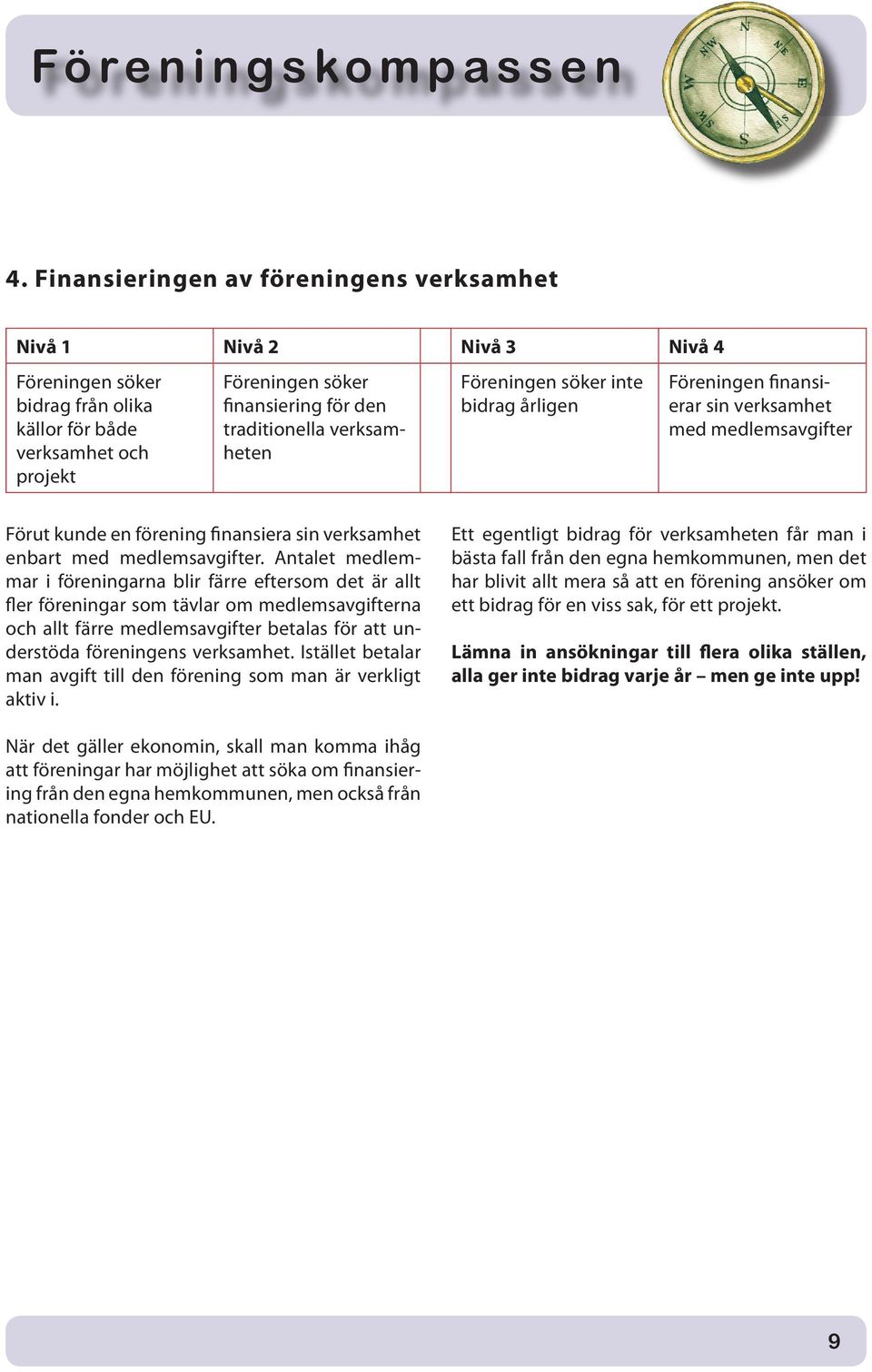 Antalet medlemmar i föreningarna blir färre eftersom det är allt fler föreningar som tävlar om medlemsavgifterna och allt färre medlemsavgifter betalas för att understöda föreningens verksamhet.