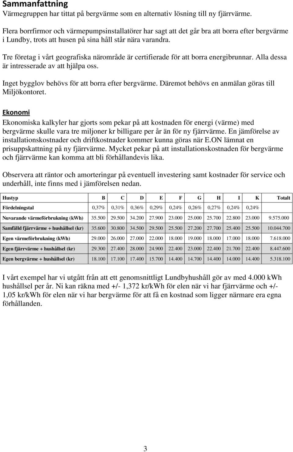 Tre företag i vårt geografiska närområde är certifierade för att borra energibrunnar. Alla dessa är intresserade av att hjälpa oss. Inget bygglov behövs för att borra efter bergvärme.