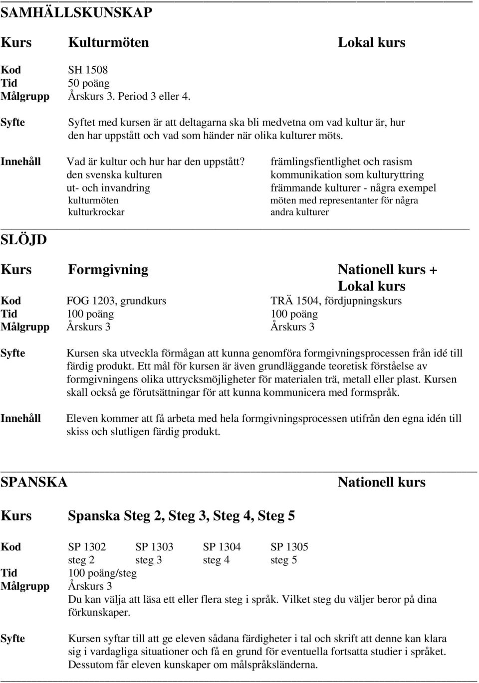 främlingsfientlighet och rasism den svenska kulturen kommunikation som kulturyttring ut- och invandring främmande kulturer - några exempel kulturmöten möten med representanter för några kulturkrockar