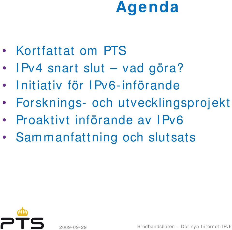 Initiativ för IPv6-införande Forsknings-