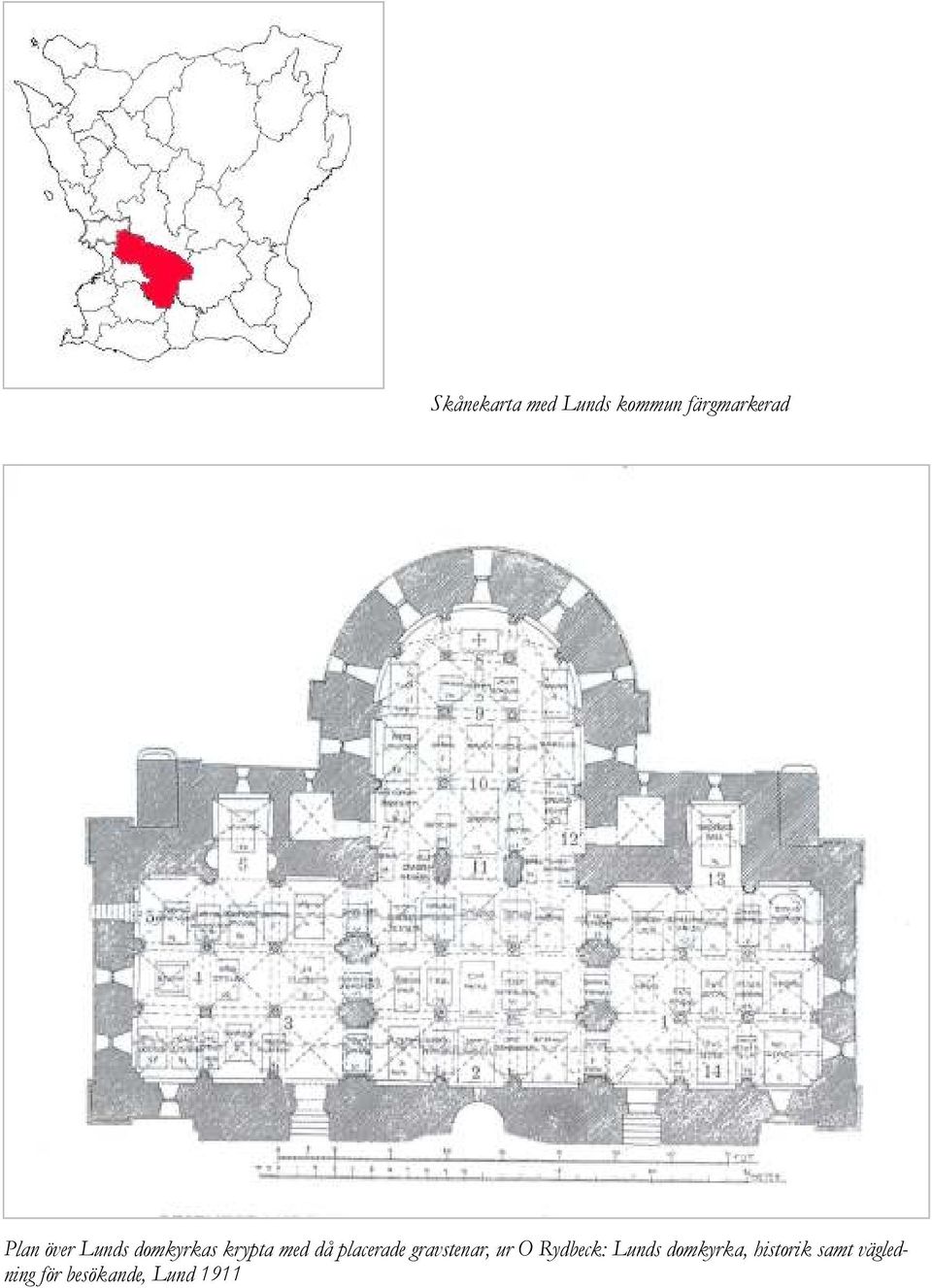 gravstenar, ur O Rydbeck: Lunds domkyrka,