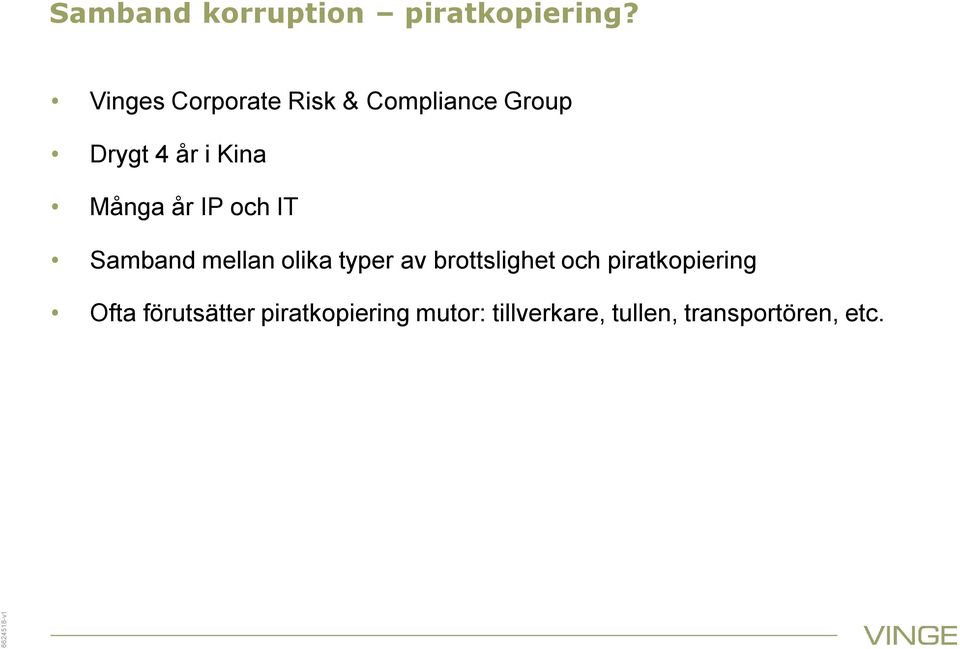 år IP och IT Samband mellan olika typer av brottslighet och