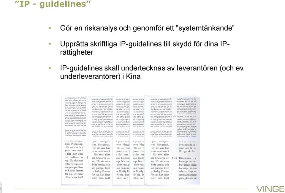 IP-guidelines till skydd för dina IPrättigheter