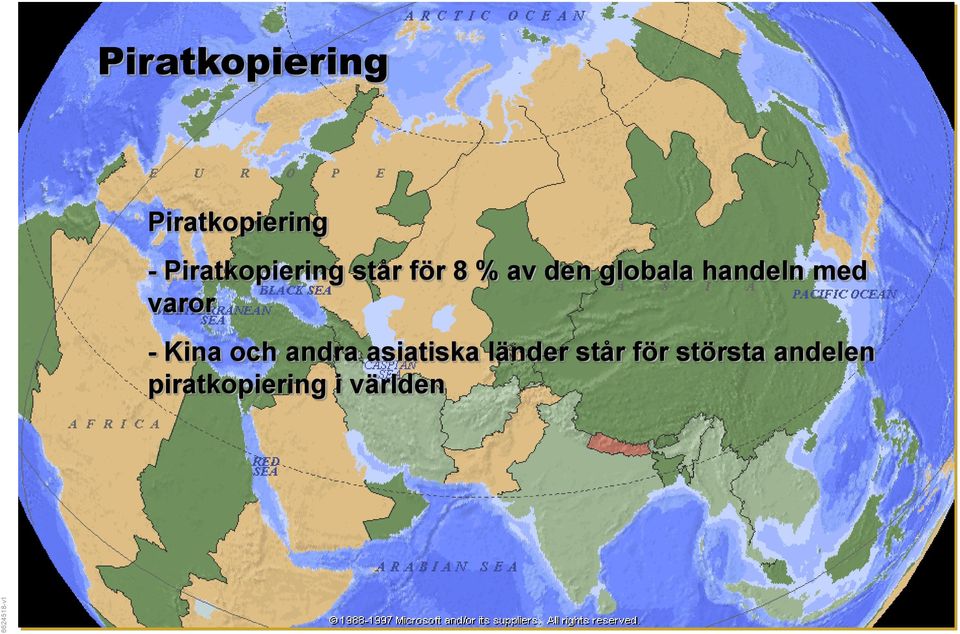 handeln med varor - Kina och andra asiatiska