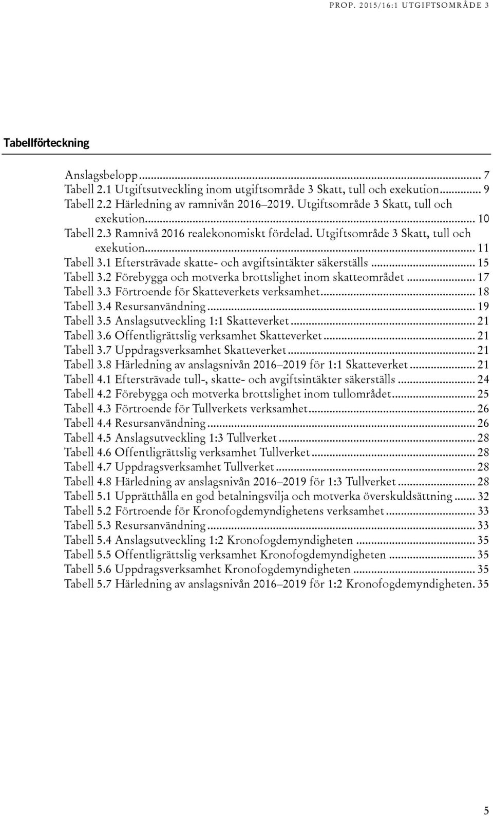 1 Eftersträvade skatte- och avgiftsintäkter säkerställs... 15 Tabell 3.2 Förebygga och motverka brottslighet inom skatteområdet... 17 Tabell 3.3 Förtroende för Skatteverkets verksamhet... 18 Tabell 3.