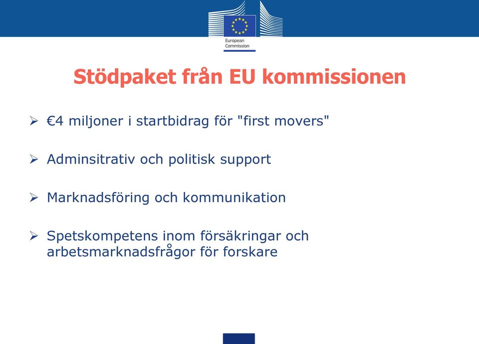 politisk support Marknadsföring och kommunikation