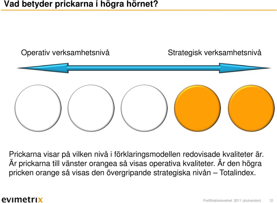 förklaringsmodellen redovisade kvaliteter är.