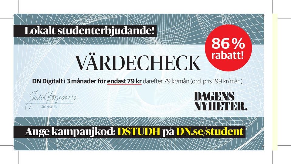 DN Digitalt i 3 månader för endast 79 kr