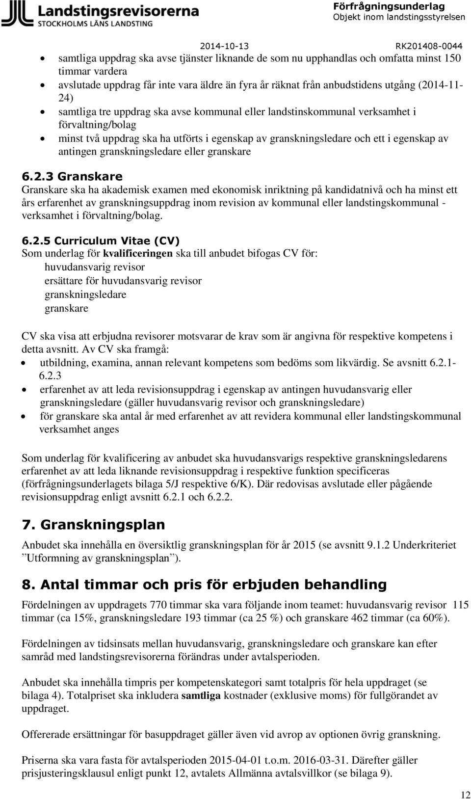 granskningsledare eller granskare 6.2.