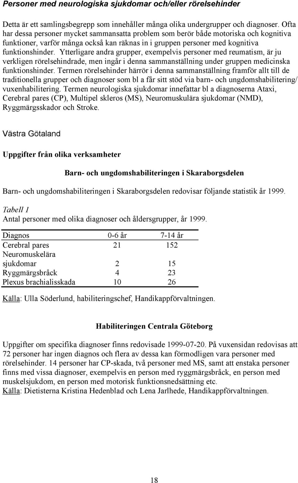 Ytterligare andra grupper, exempelvis personer med reumatism, är ju verkligen rörelsehindrade, men ingår i denna sammanställning under gruppen medicinska funktionshinder.