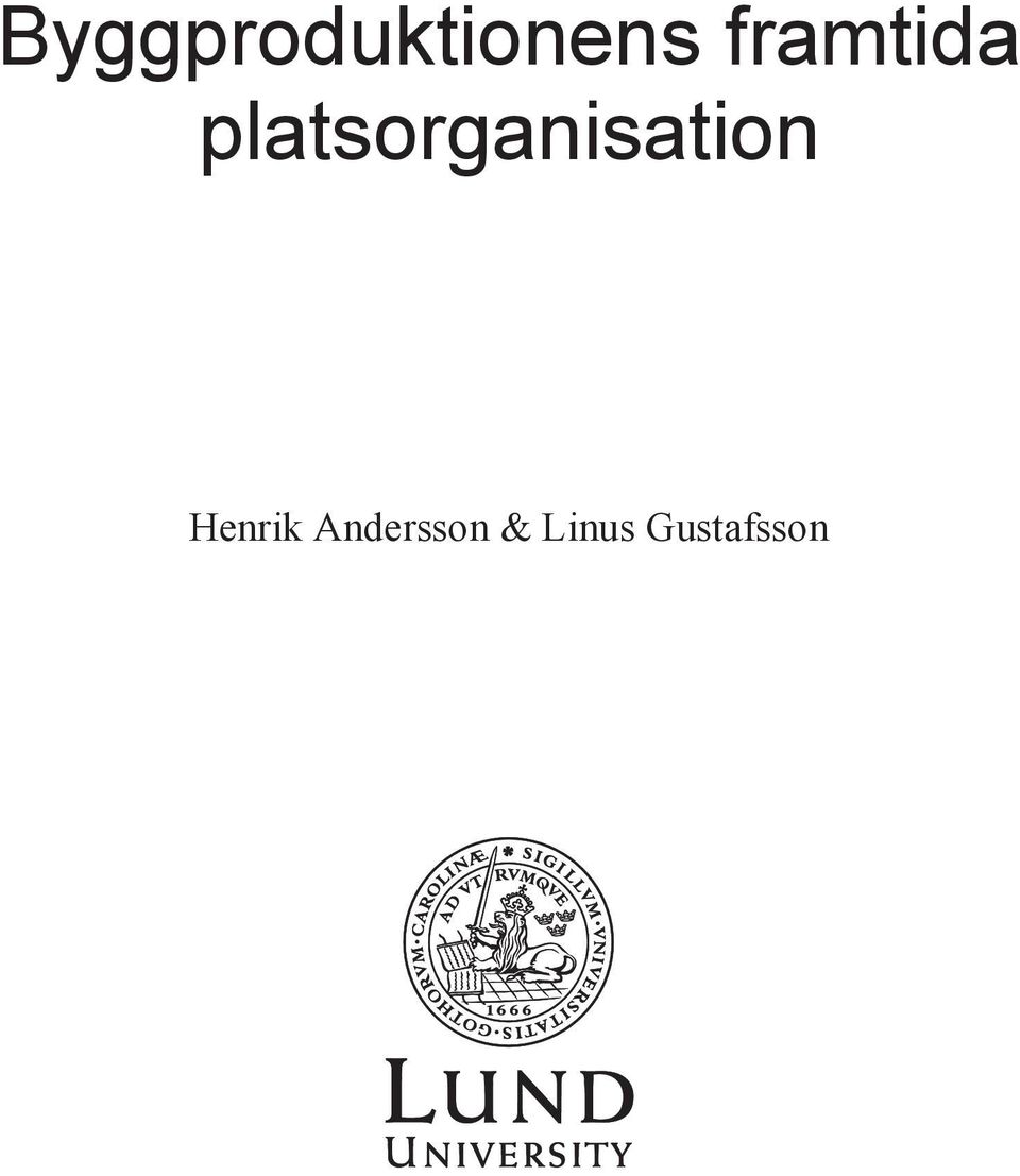 platsorganisation