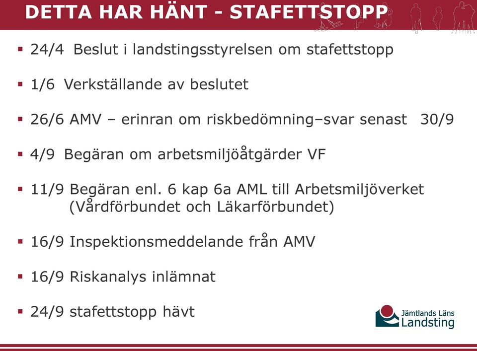 arbetsmiljöåtgärder VF 11/9 Begäran enl.
