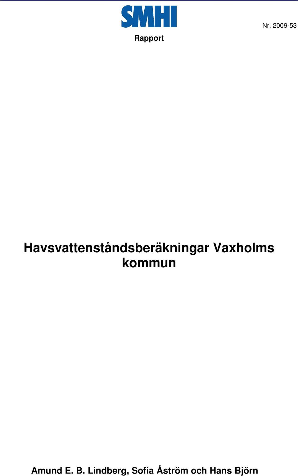 Havsvattenståndsberäkningar