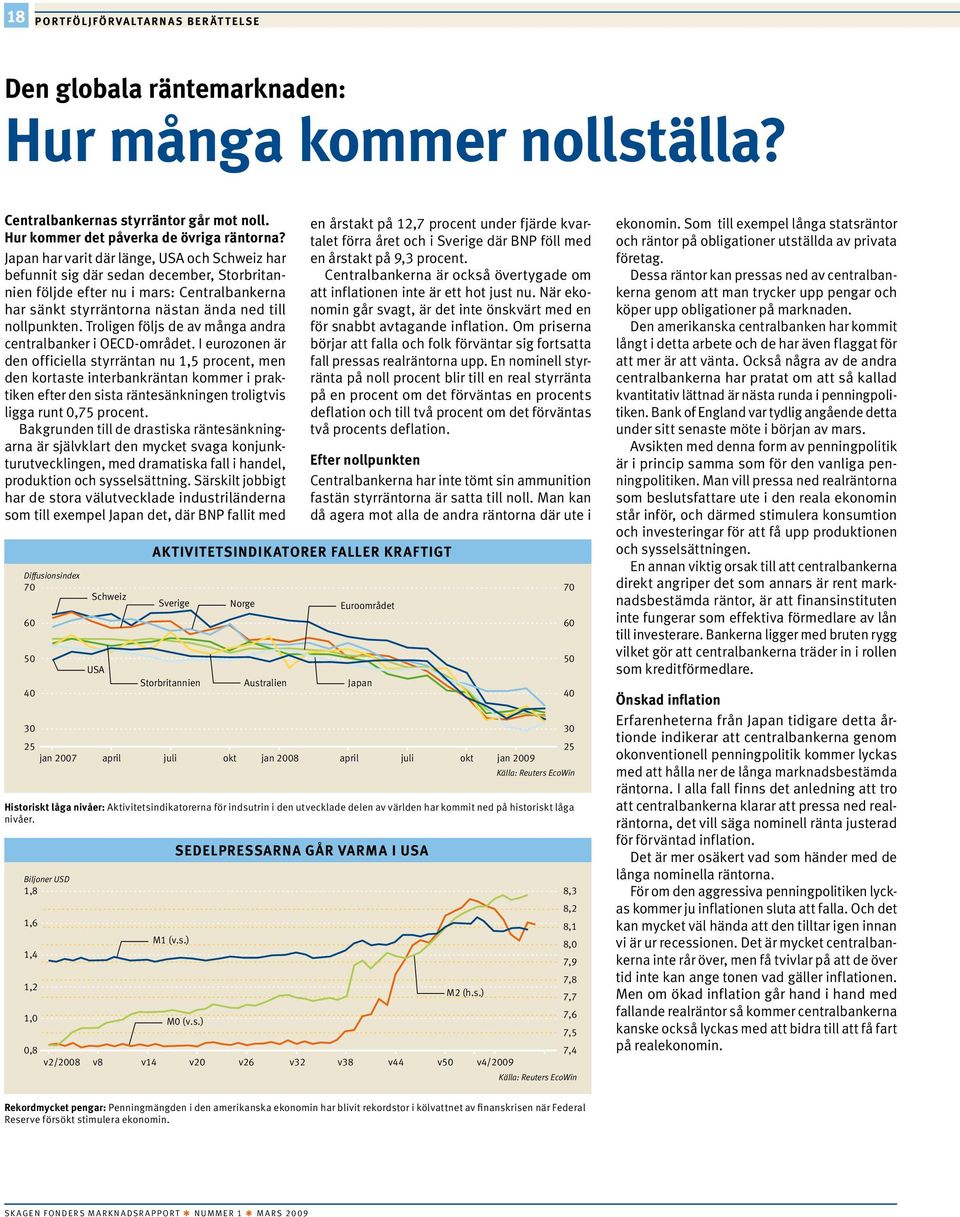 Troligen följs de av många andra centralbanker i OECD-området.