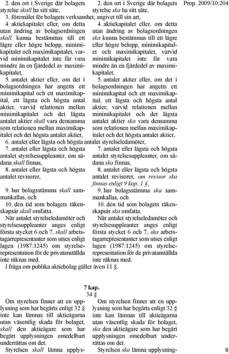 aktiekapitalet eller, om detta utan ändring av bolagsordningen utan ändring av bolagsordningen skall kunna bestämmas till ett ska kunna bestämmas till ett lägre lägre eller högre belopp,