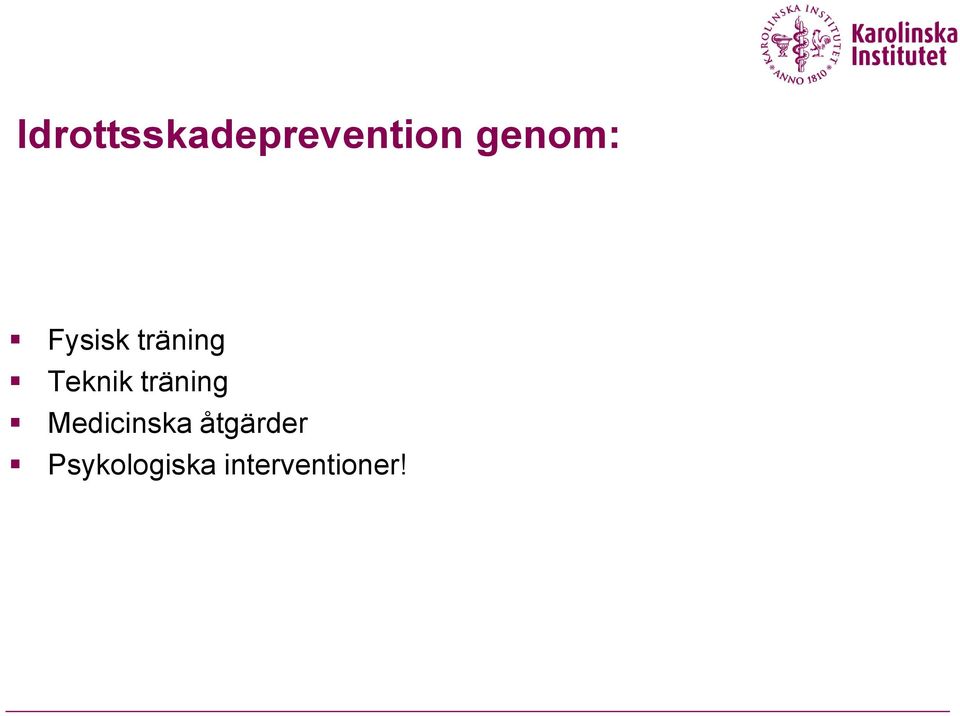 Teknik träning Medicinska