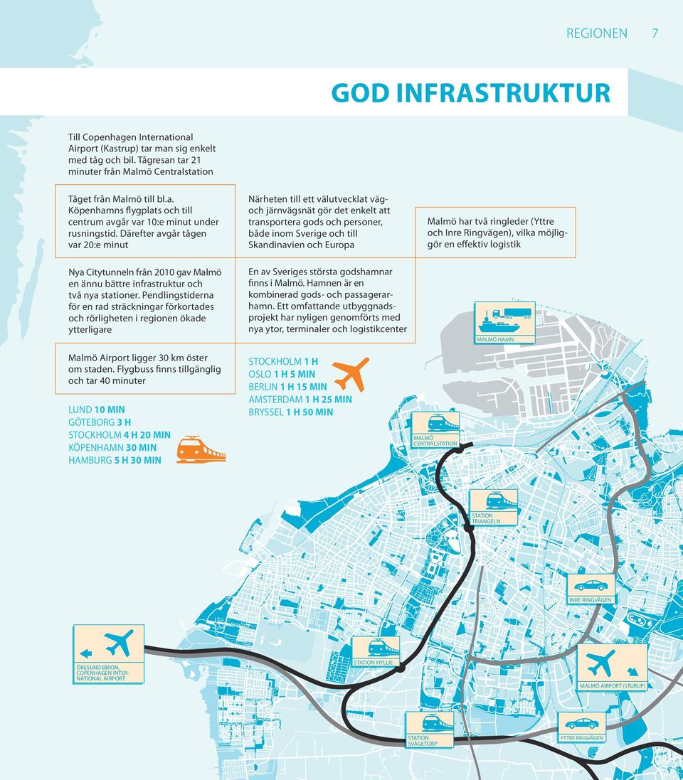 Citytunneln från 21 gav Malmö en ännu bättre infrastruktur och två nya stationer.