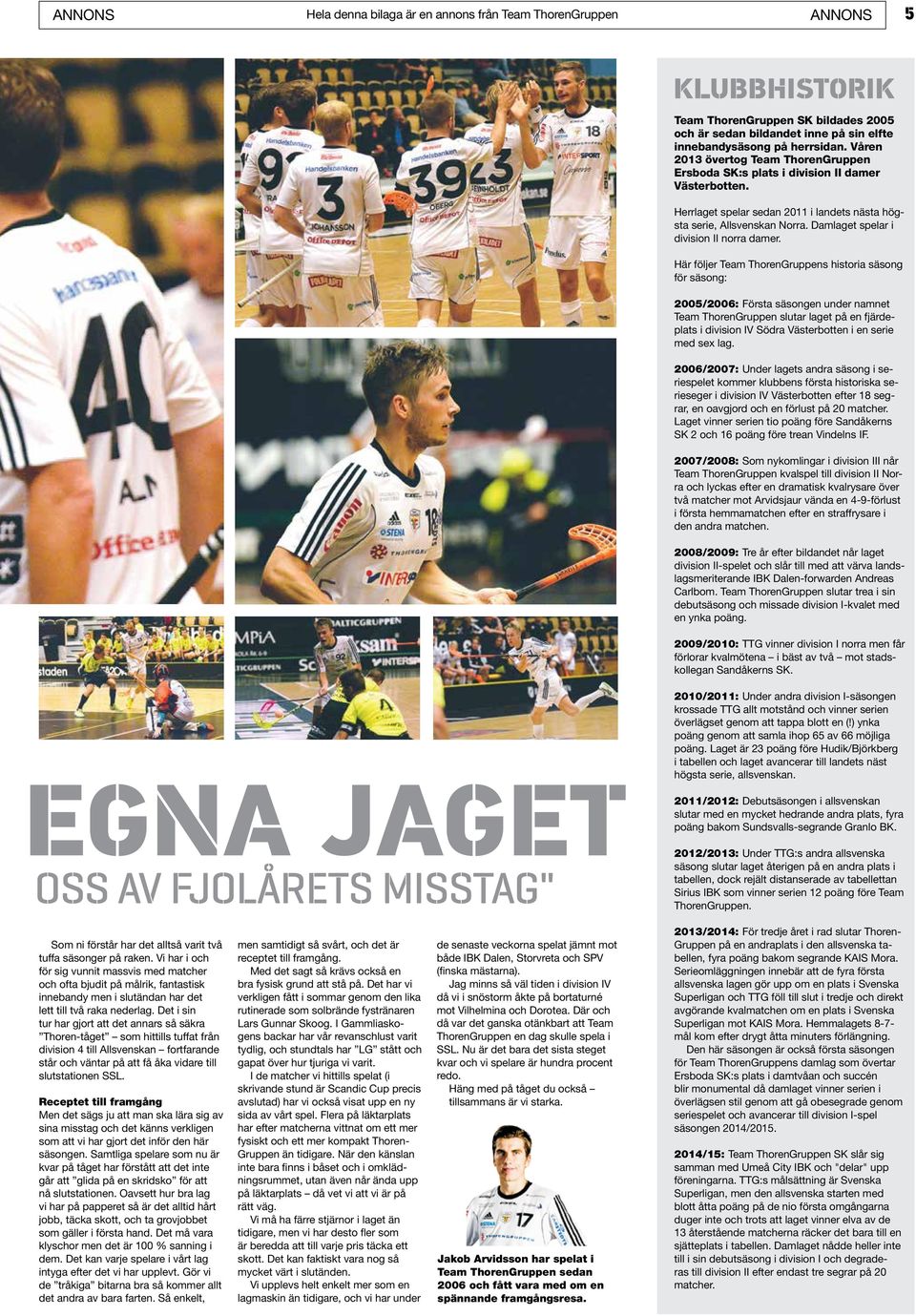 Damlaget spelar i division II norra damer.