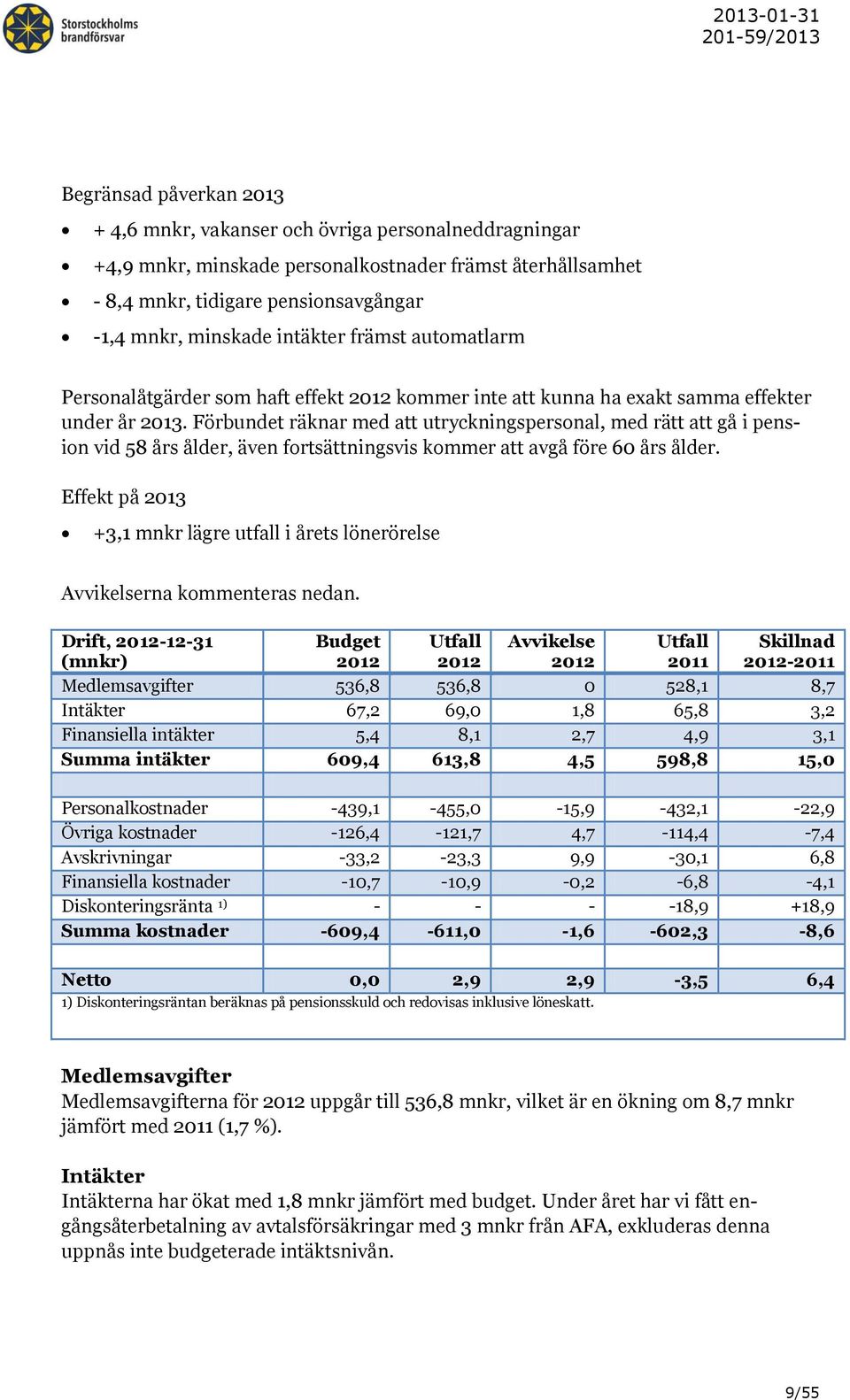 Förbundet räknar med att utryckningspersonal, med rätt att gå i pension vid 58 års ålder, även fortsättningsvis kommer att avgå före 60 års ålder.