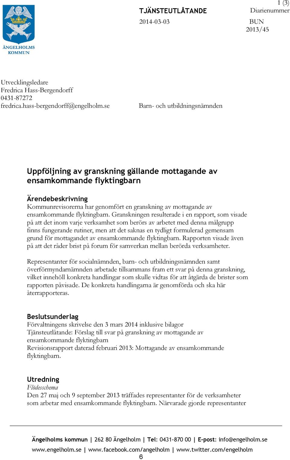 ensamkommande flyktingbarn.