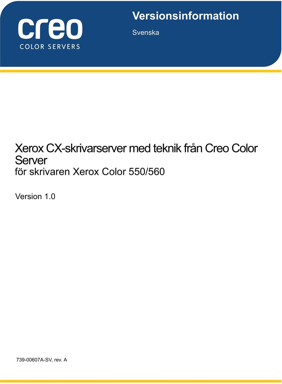 Color Server för skrivaren Xerox