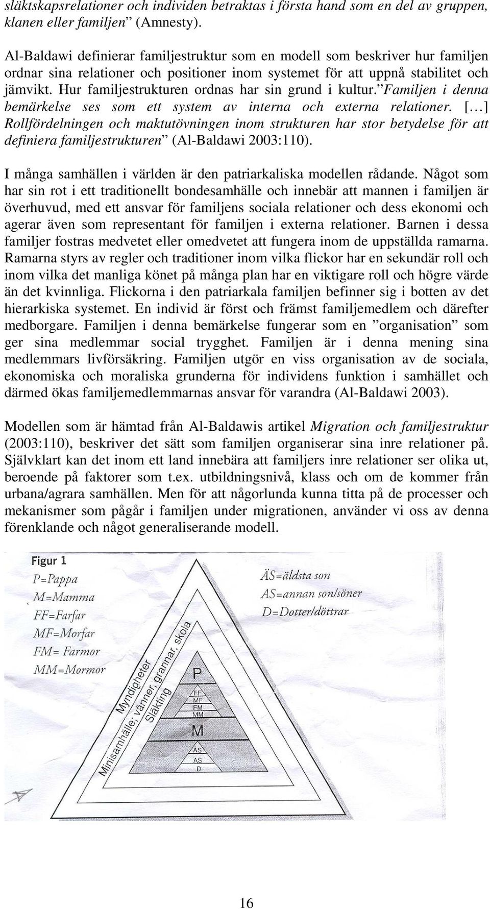 Hur familjestrukturen ordnas har sin grund i kultur. Familjen i denna bemärkelse ses som ett system av interna och externa relationer.