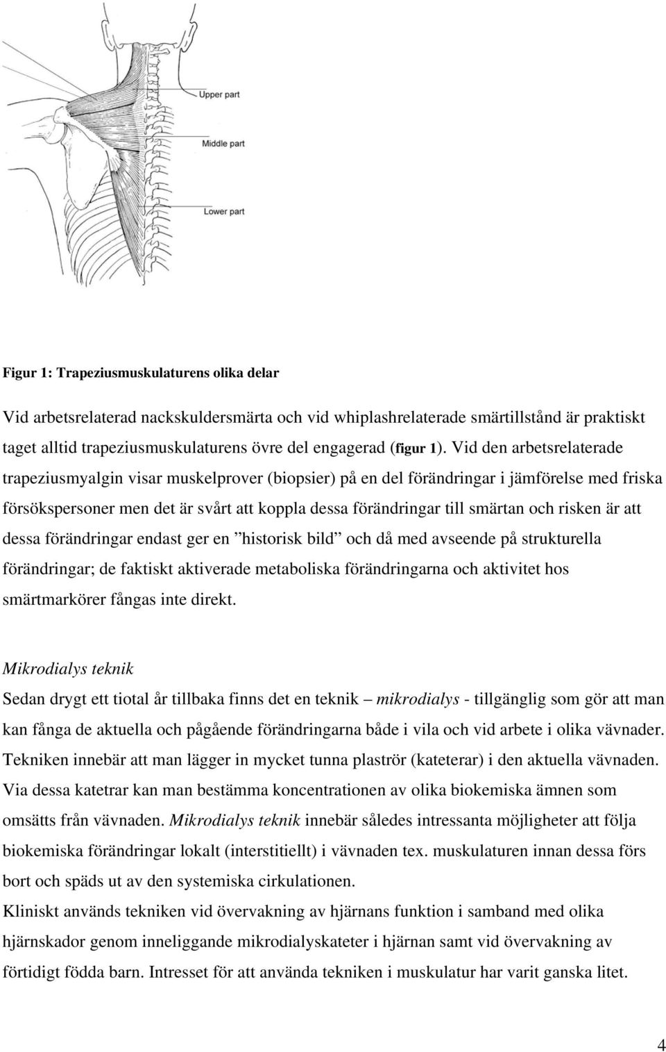 och risken är att dessa förändringar endast ger en historisk bild och då med avseende på strukturella förändringar; de faktiskt aktiverade metaboliska förändringarna och aktivitet hos smärtmarkörer