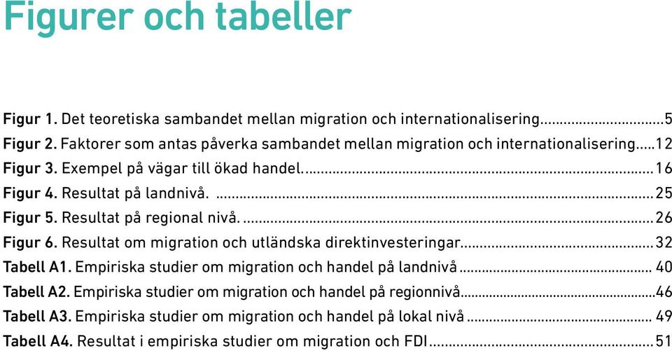 ...25 Figur 5. Resultat på regional nivå...26 Figur 6. Resultat om migration och utländska direktinvesteringar....32 Tabell A1.