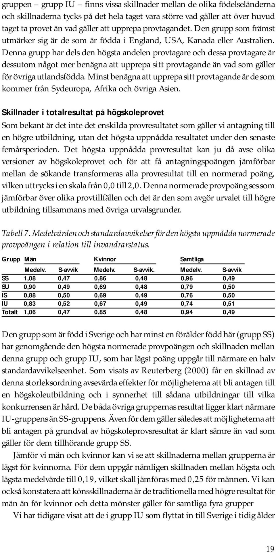 Denna grupp har dels den högsta andelen provtagare och dessa provtagare är dessutom något mer benägna att upprepa sitt provtagande än vad som gäller för övriga utlandsfödda.