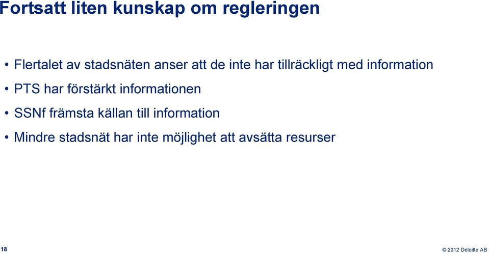 information PTS har förstärkt informationen SSNf främsta