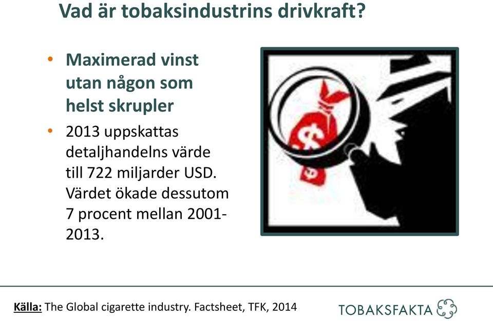 detaljhandelns värde till 722 miljarder USD.