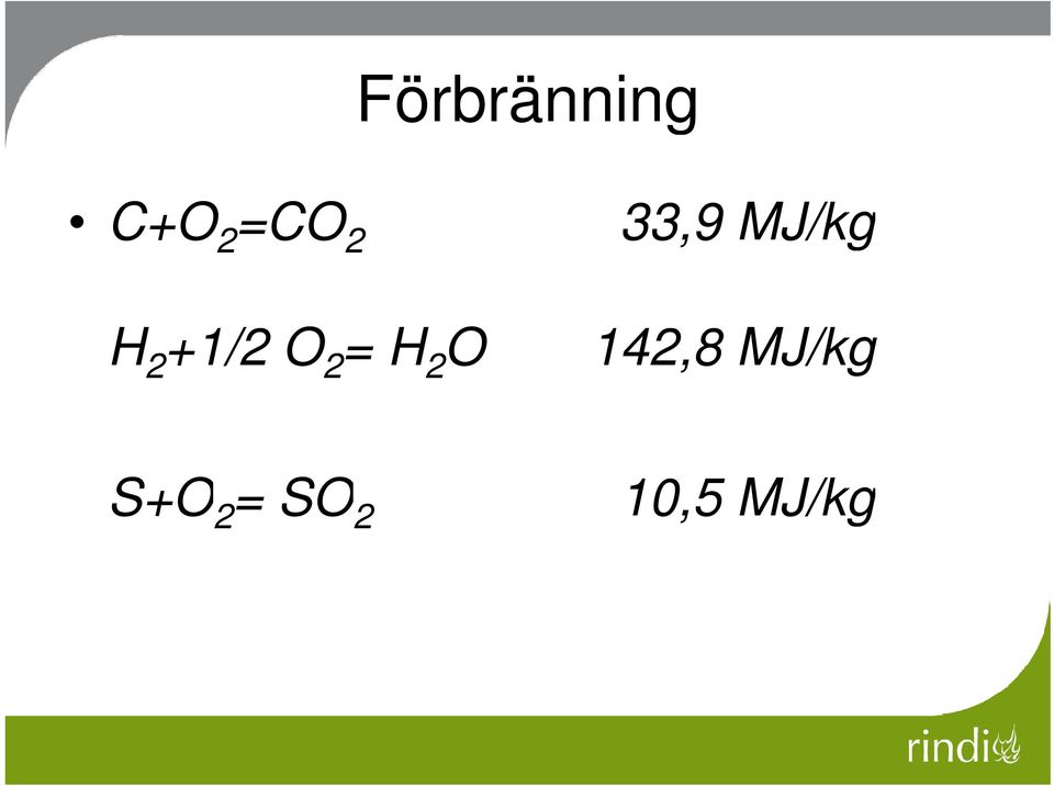 33,9 MJ/kg 142,8 MJ/kg