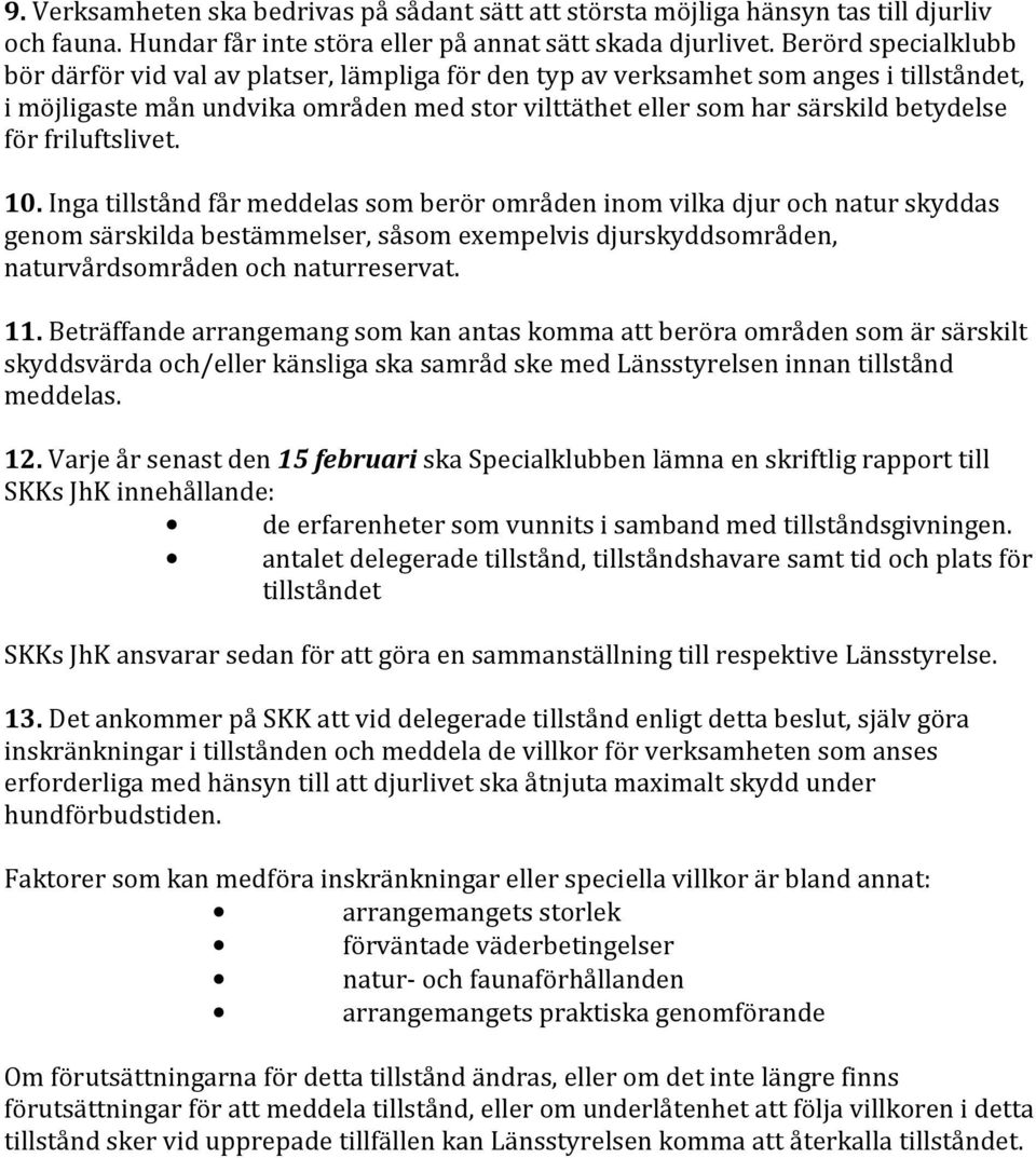 för friluftslivet. 10.