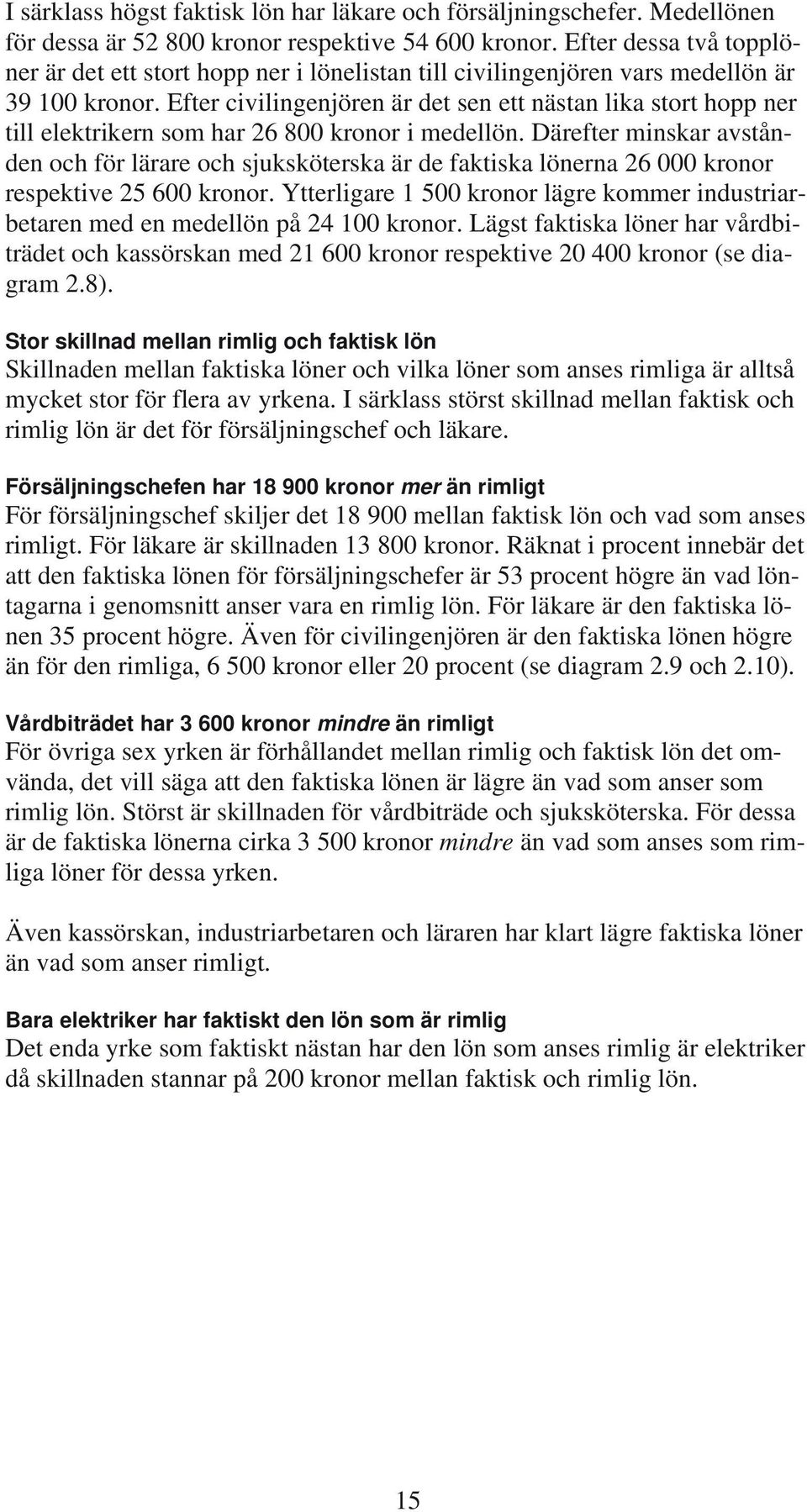 Efter civilingenjören är det sen ett nästan lika stort hopp ner till elektrikern som har 26 800 kronor i medellön.